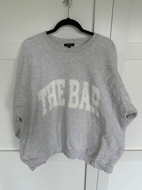 The Bar Light Grey Logo Sweatshirt